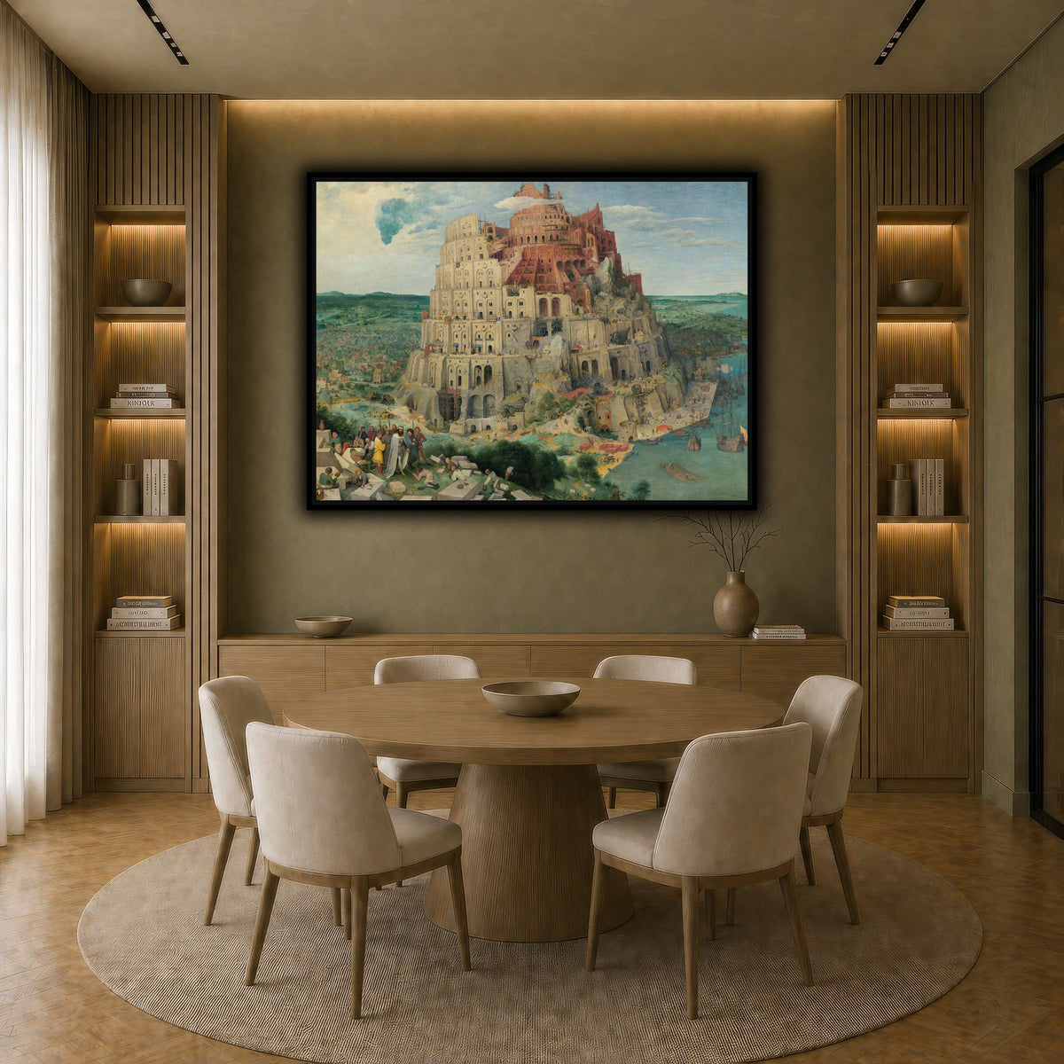 Pieter_Bruegel_tower_of_babel earth-dining room