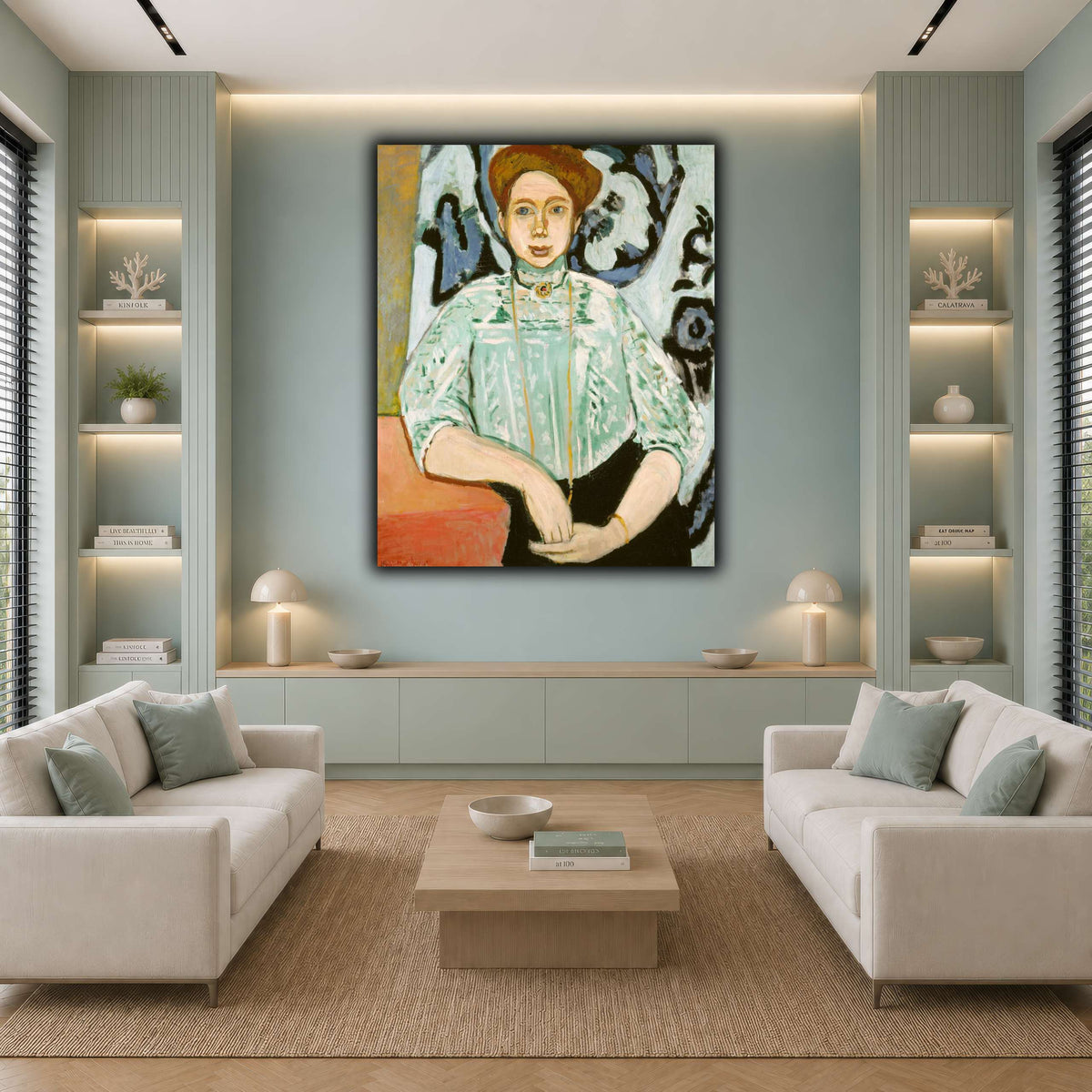 Portrait_de_Greta_Moll_Henri_Matisse cool-living room