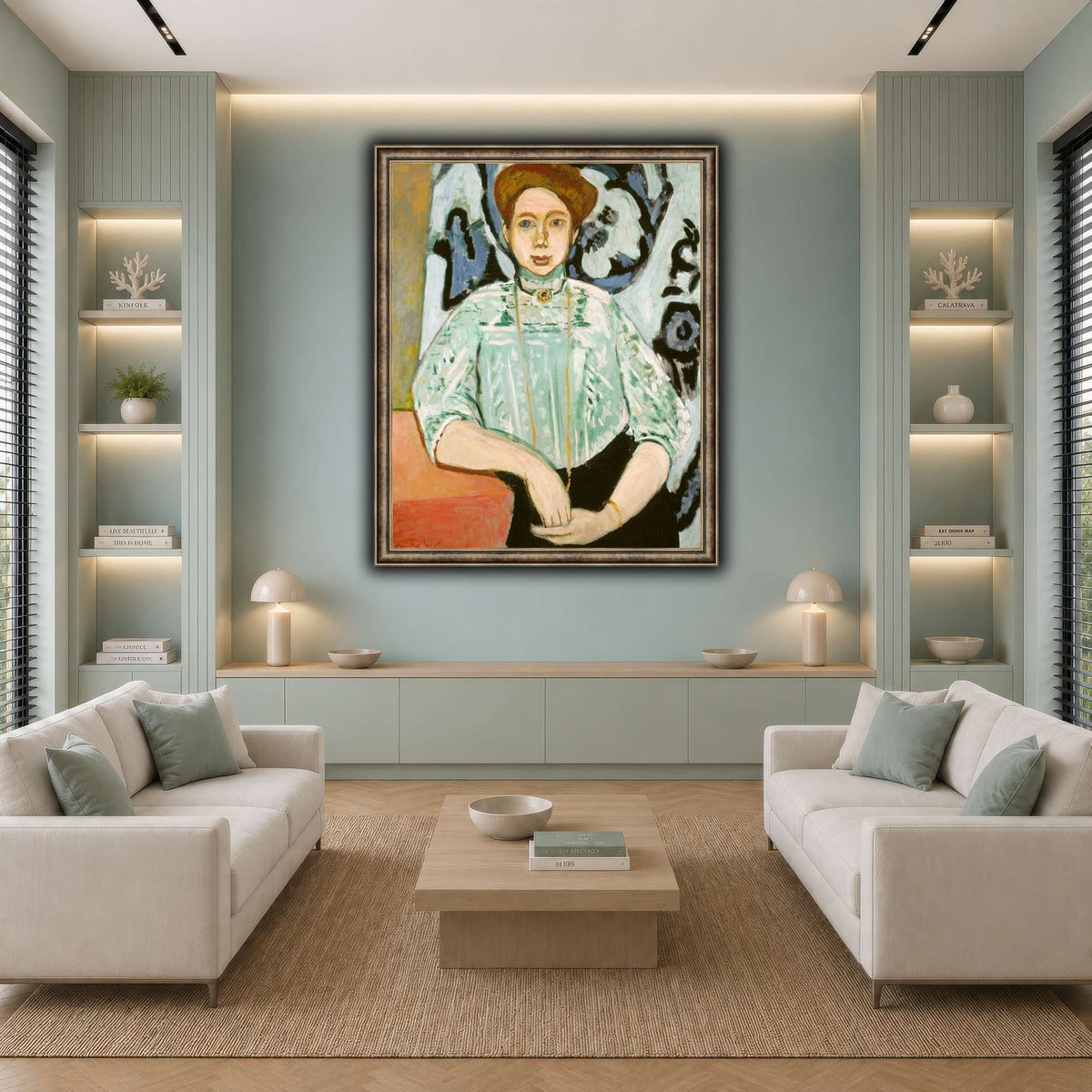 Portrait_de_Greta_Moll_Henri_Matisse cool-living room