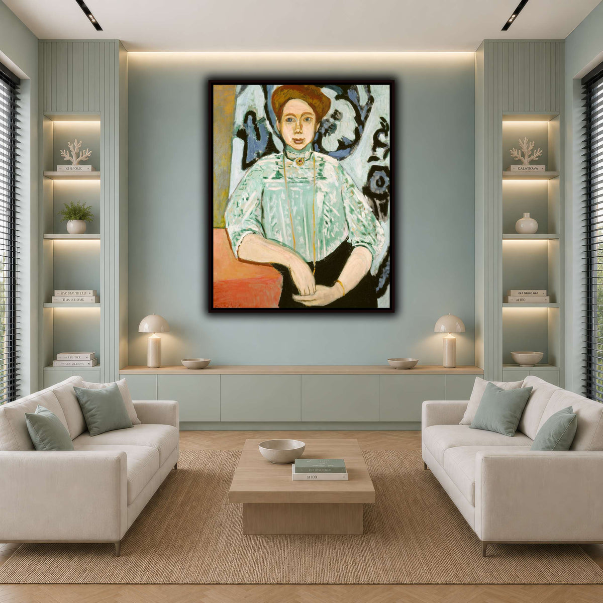 Portrait_de_Greta_Moll_Henri_Matisse cool-living room