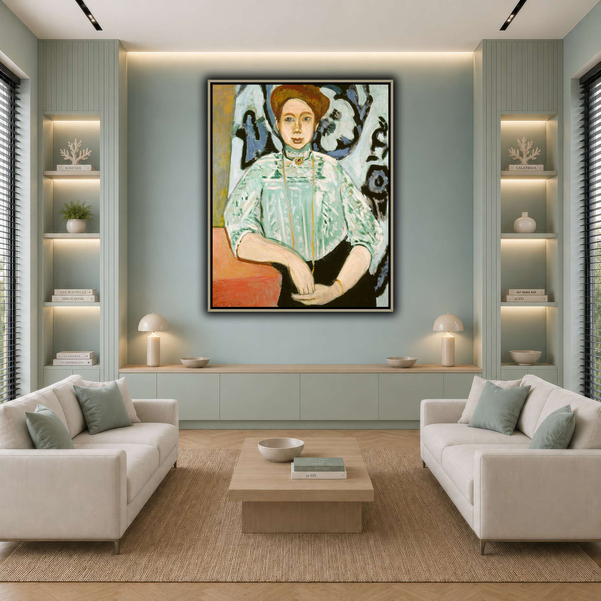 Portrait_de_Greta_Moll_Henri_Matisse cool-living room