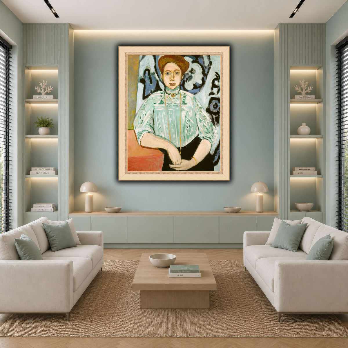 Portrait_de_Greta_Moll_Henri_Matisse cool-living room