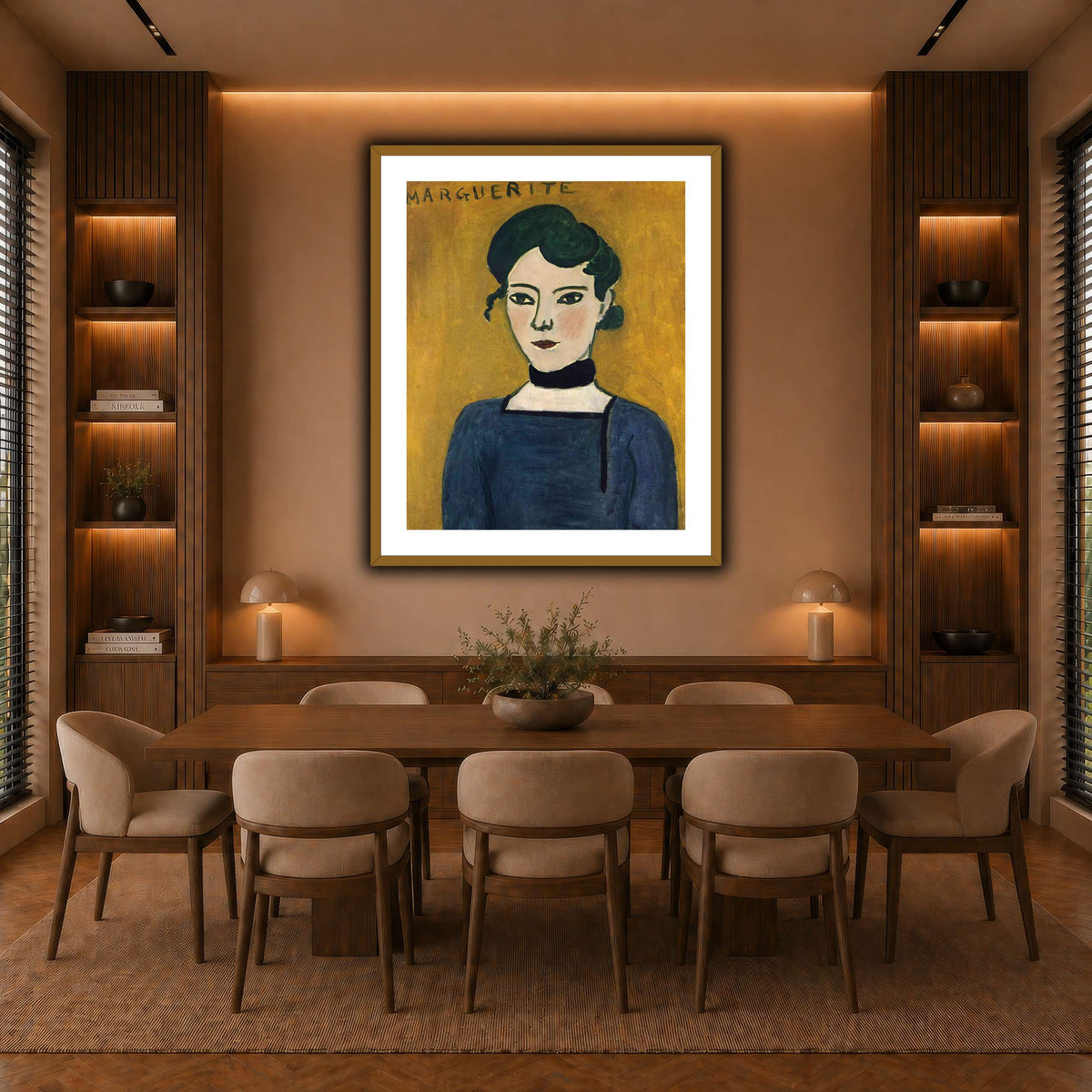 Portrait_de_Marguerite_Henri_Matisse warm-dining room