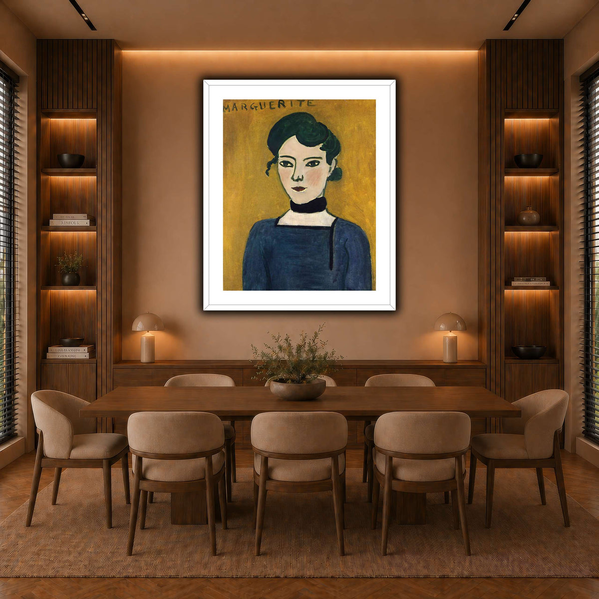 Portrait_de_Marguerite_Henri_Matisse warm-dining room