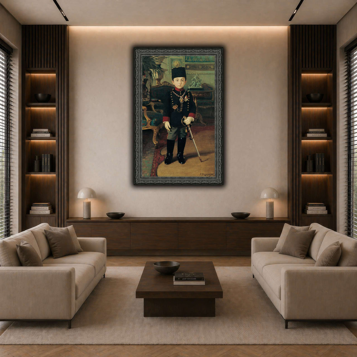 Prince_Abdürrahim_Efendi_Fausto_Zonaro dark neutral-living room