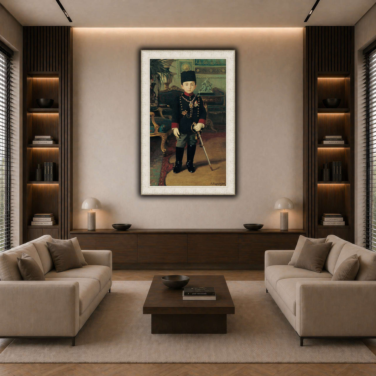 Prince_Abdürrahim_Efendi_Fausto_Zonaro dark neutral-living room