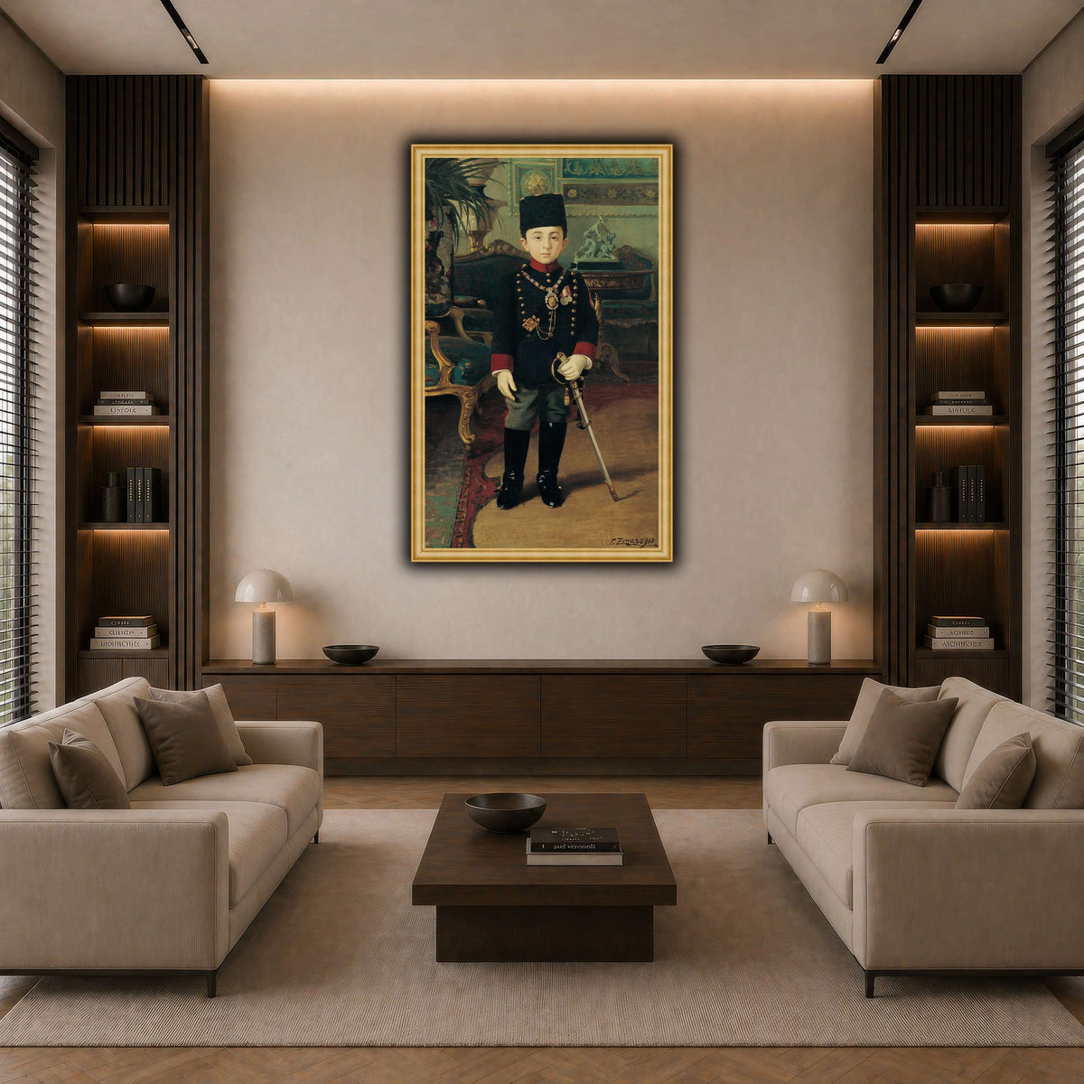Prince_Abdürrahim_Efendi_Fausto_Zonaro dark neutral-living room