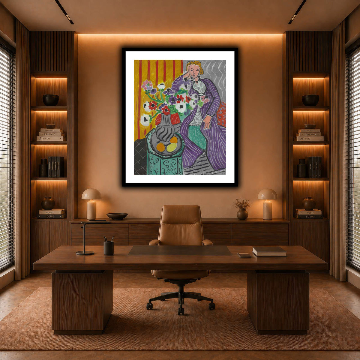 Purple_Robe_and_Anemones_Henri_Matisse warm-office