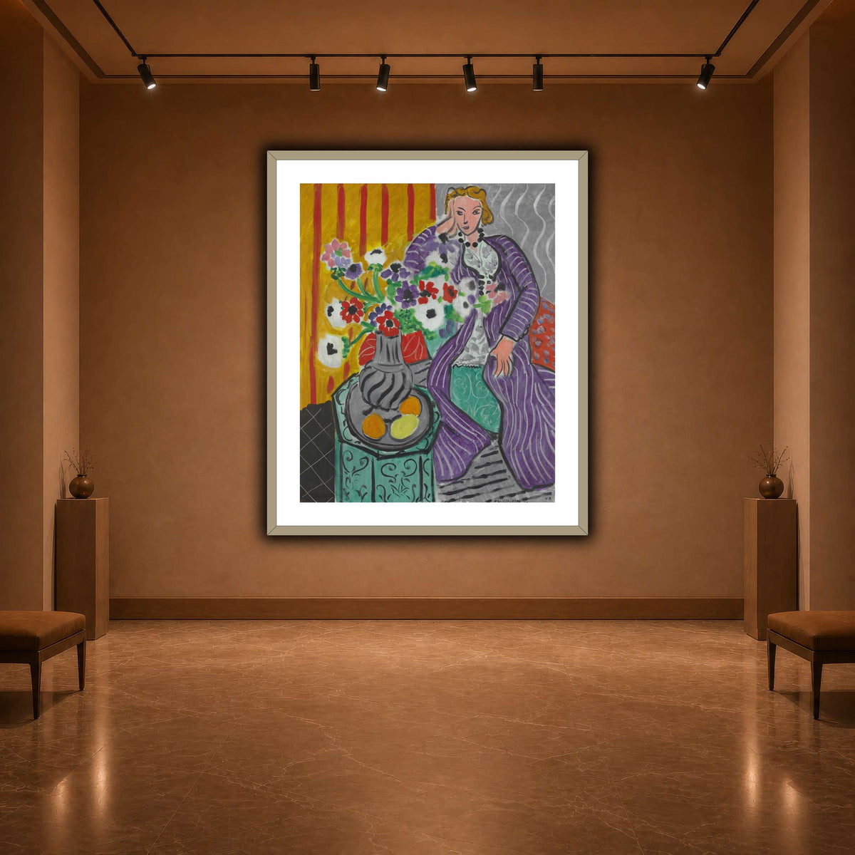 Purple_Robe_and_Anemones_Henri_Matisse warm-agallery
