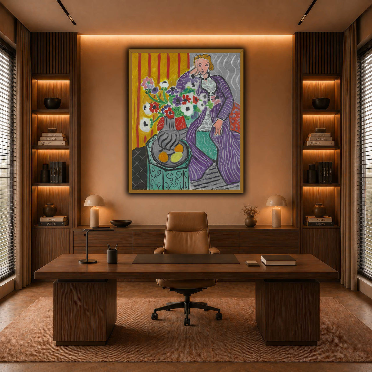 Purple_Robe_and_Anemones_Henri_Matisse warm-office