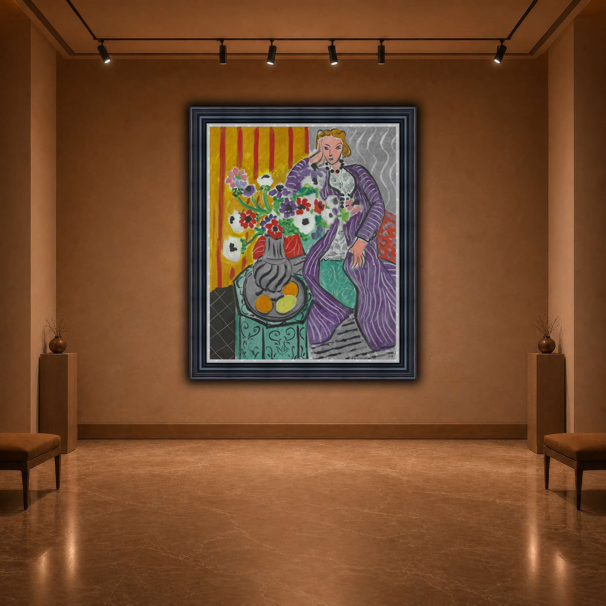 Purple_Robe_and_Anemones_Henri_Matisse warm-agallery