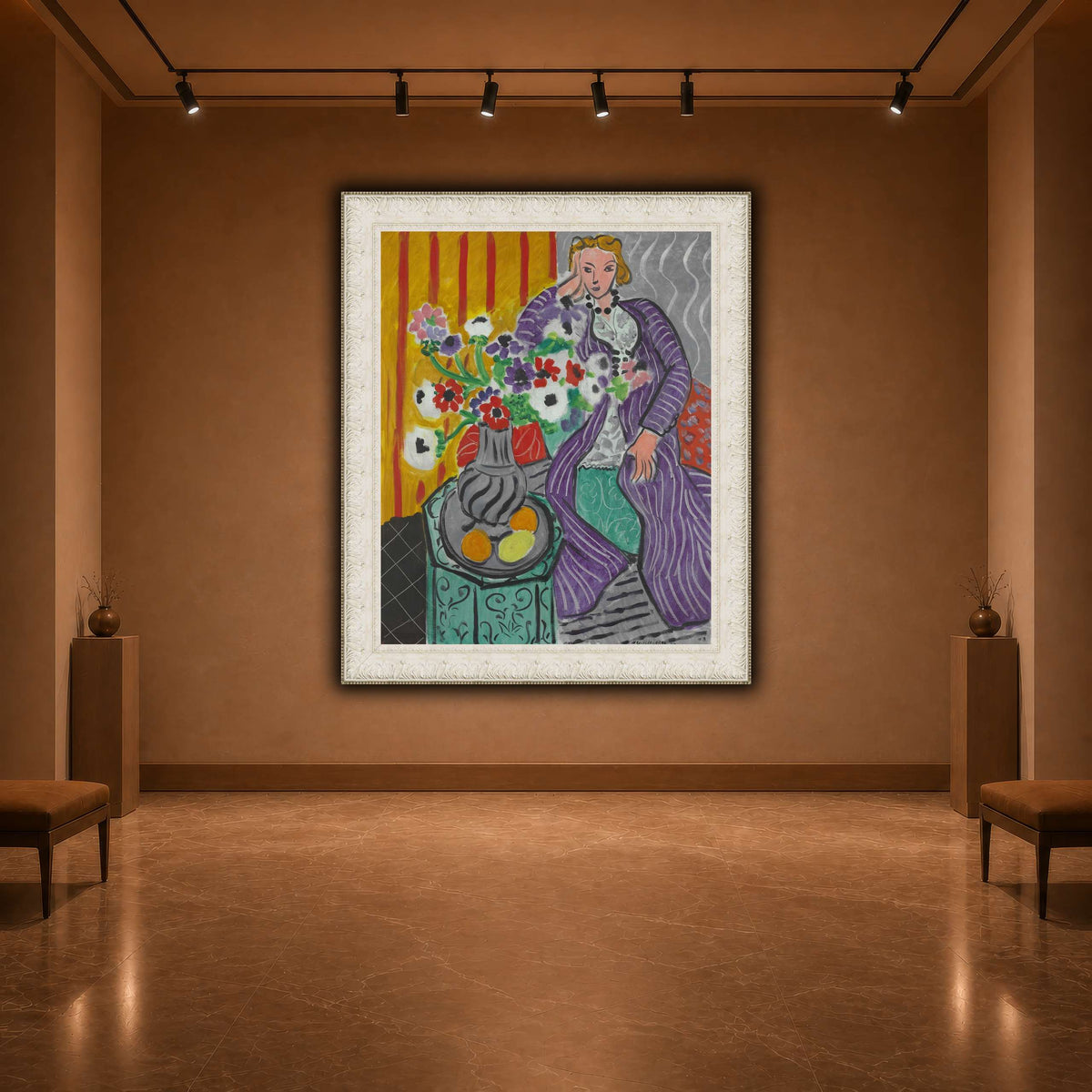 Purple_Robe_and_Anemones_Henri_Matisse warm-agallery