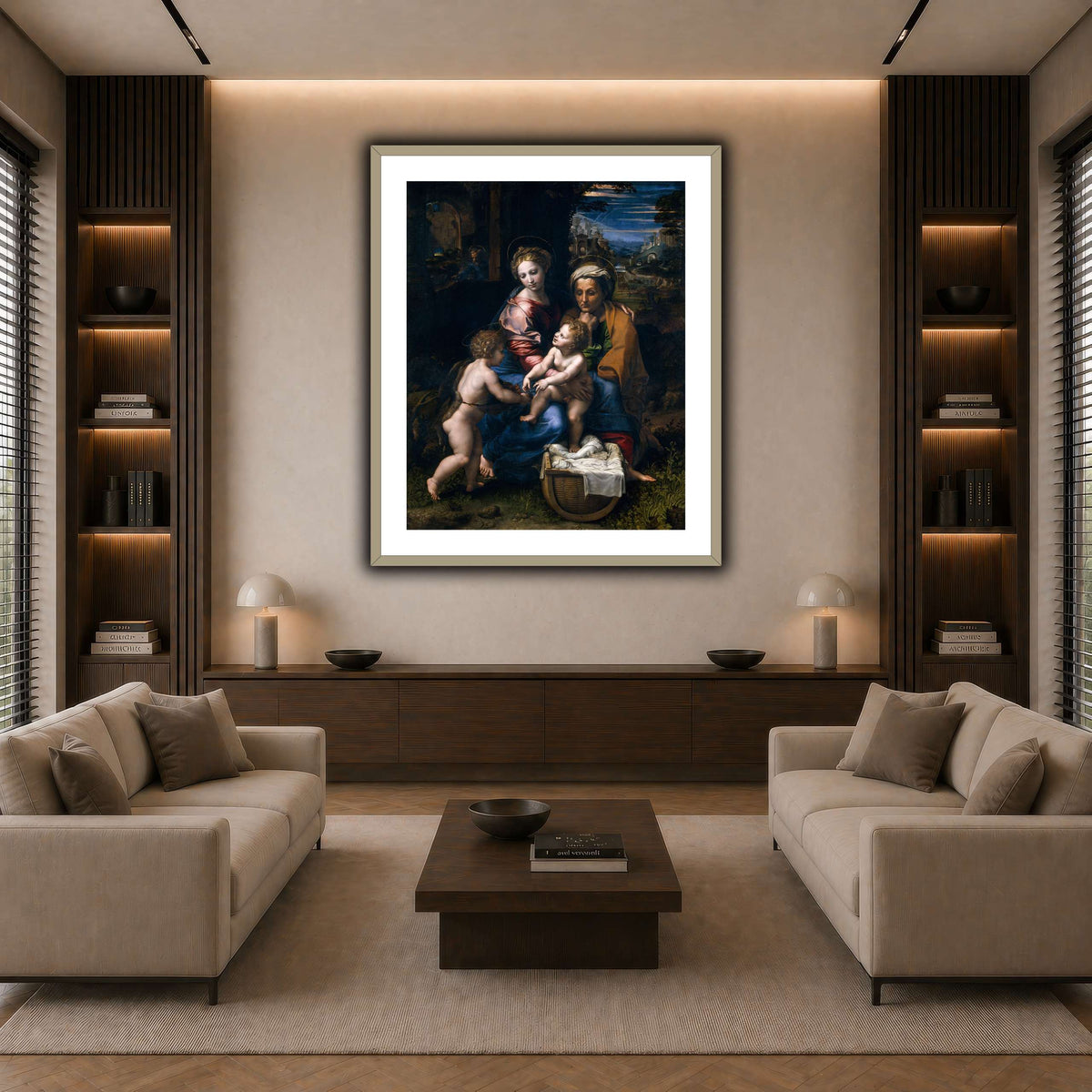 Raffaello_SanzioLa_Perla dark neutral-living room