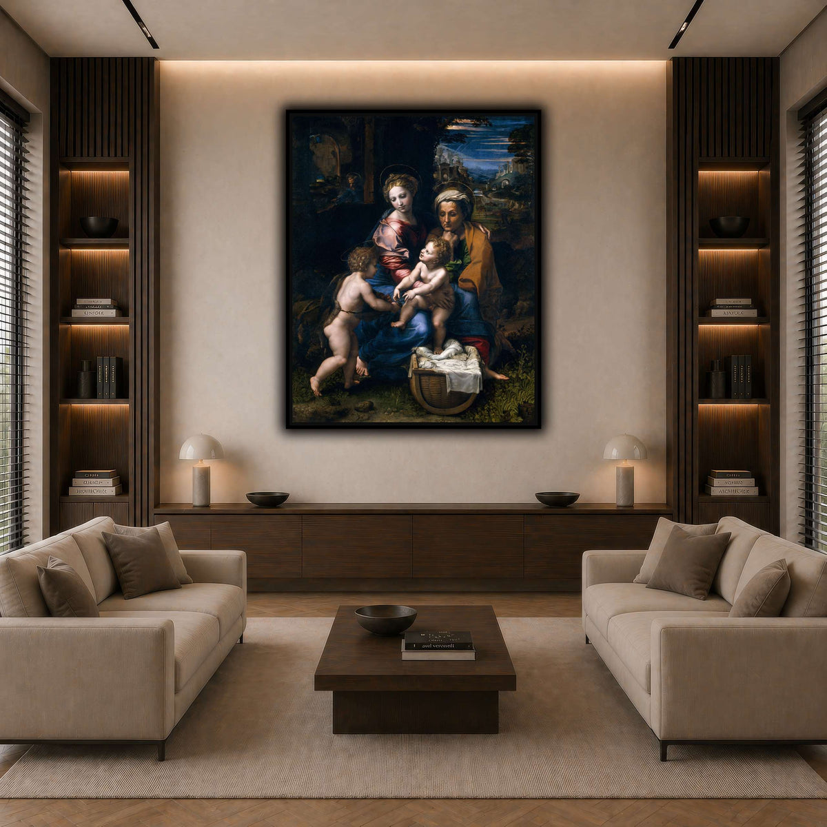 Raffaello_SanzioLa_Perla dark neutral-living room