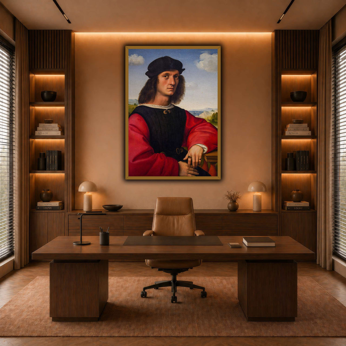Raffaello_Sanzio_Agnolo_Doni's_portrait warm-office