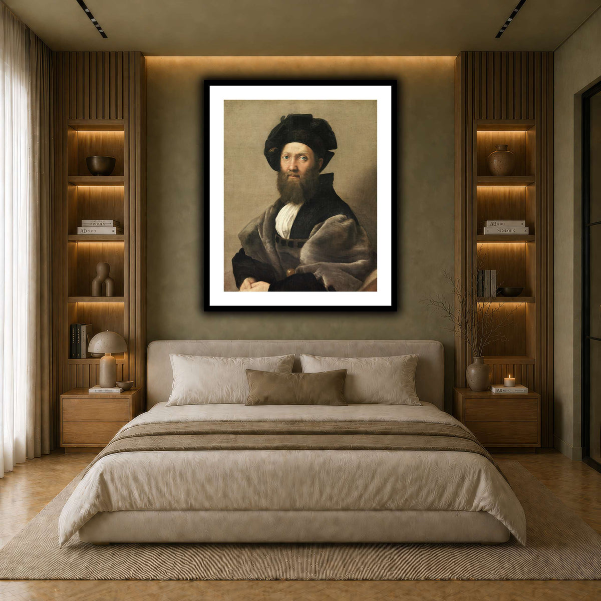 Raffaello_Sanzio_Baldassare_Castiglione earth-bedroom