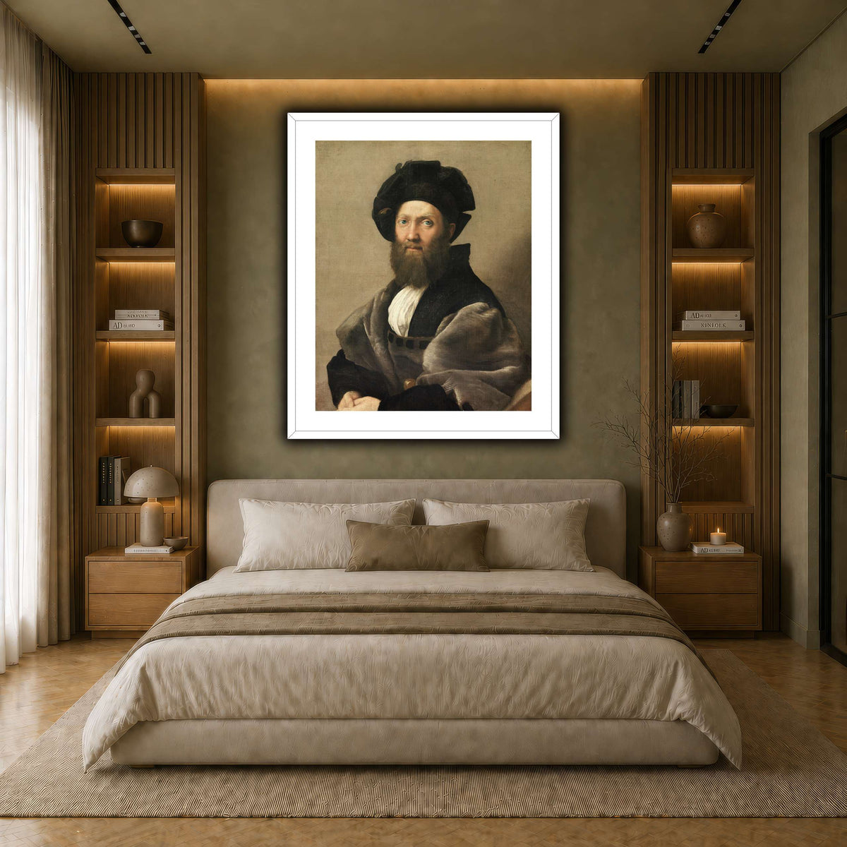 Raffaello_Sanzio_Baldassare_Castiglione earth-bedroom