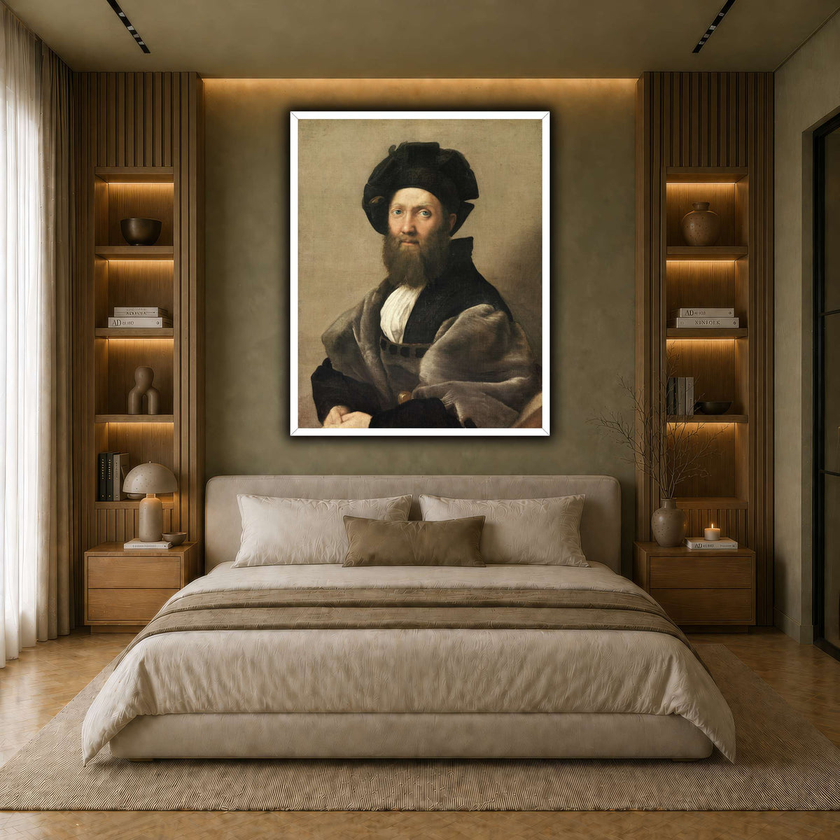 Raffaello_Sanzio_Baldassare_Castiglione earth-bedroom