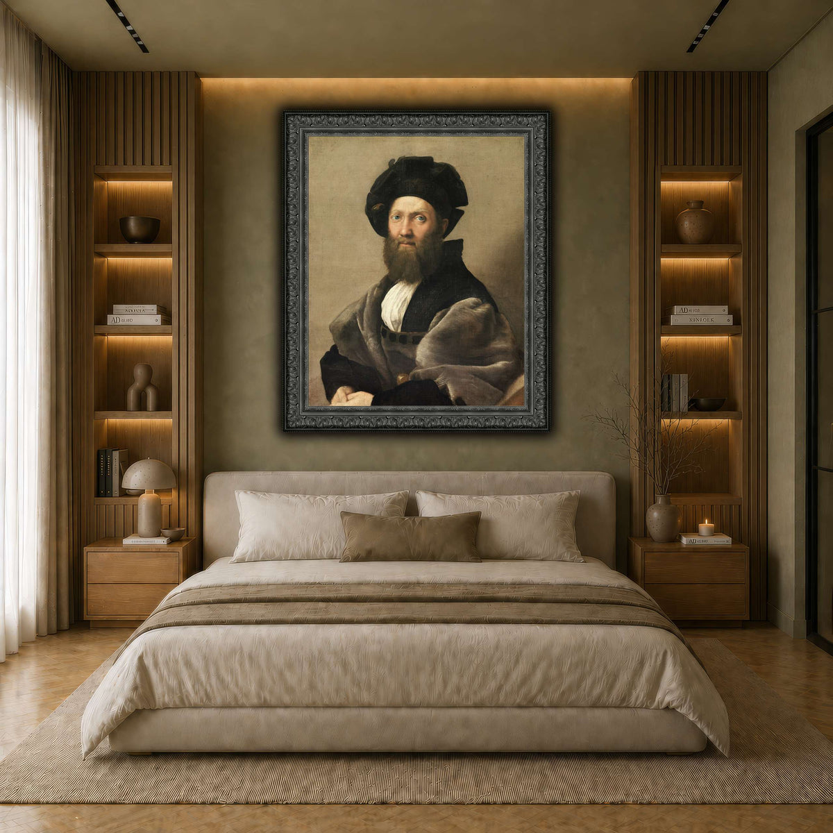 Raffaello_Sanzio_Baldassare_Castiglione earth-bedroom