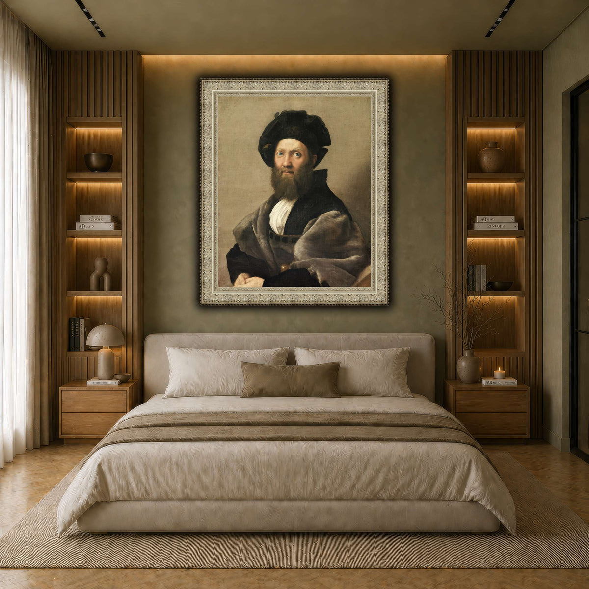 Raffaello_Sanzio_Baldassare_Castiglione earth-bedroom