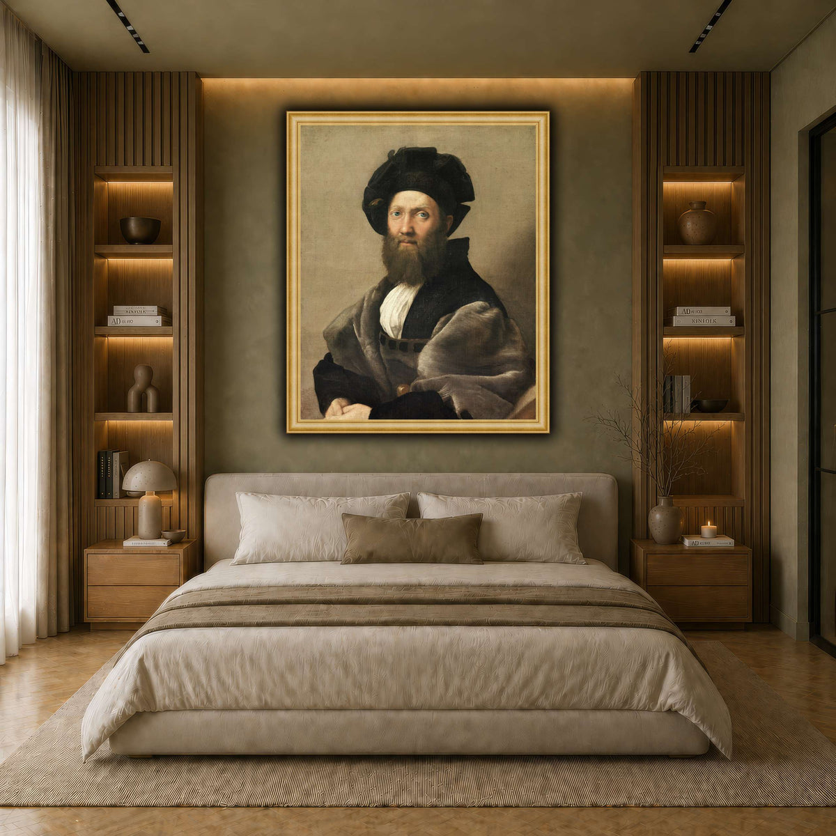 Raffaello_Sanzio_Baldassare_Castiglione earth-bedroom