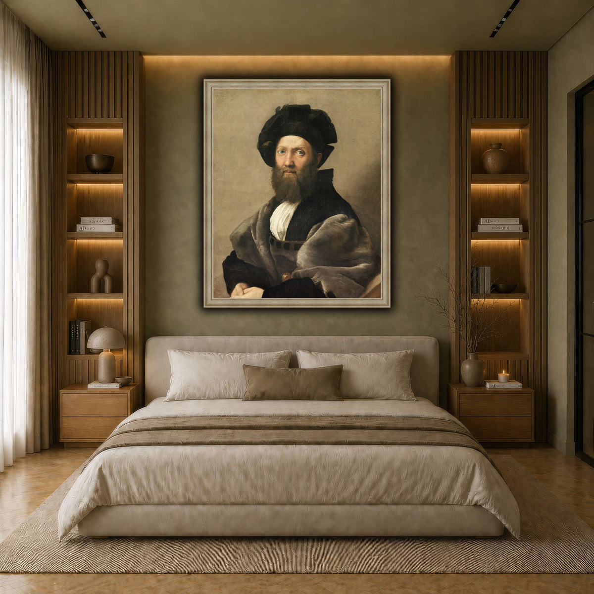 Raffaello_Sanzio_Baldassare_Castiglione earth-bedroom