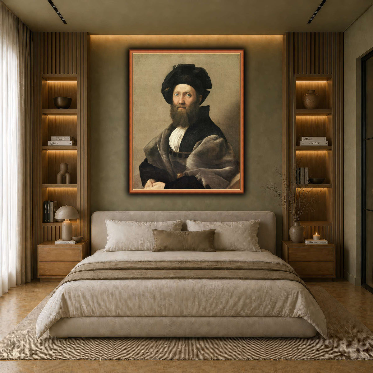 Raffaello_Sanzio_Baldassare_Castiglione earth-bedroom