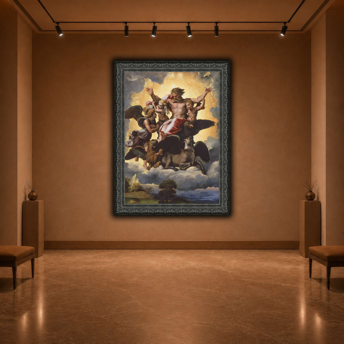 Raffaello_Sanzio_Ezekiel's_Vision warm-agallery