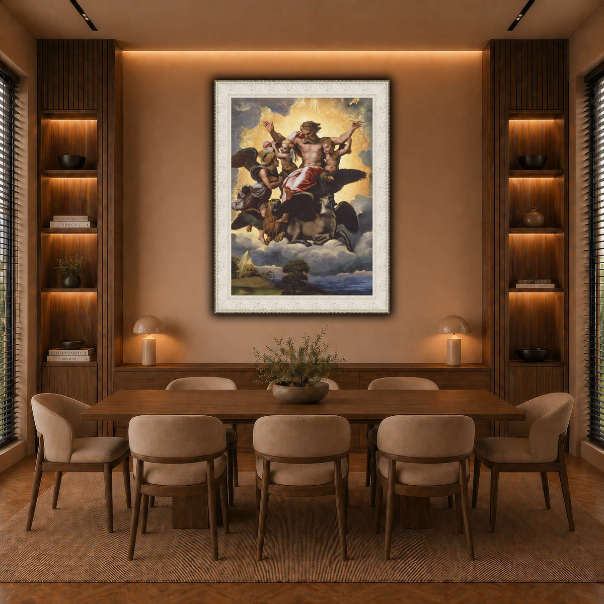 Raffaello_Sanzio_Ezekiel's_Vision warm-dining room