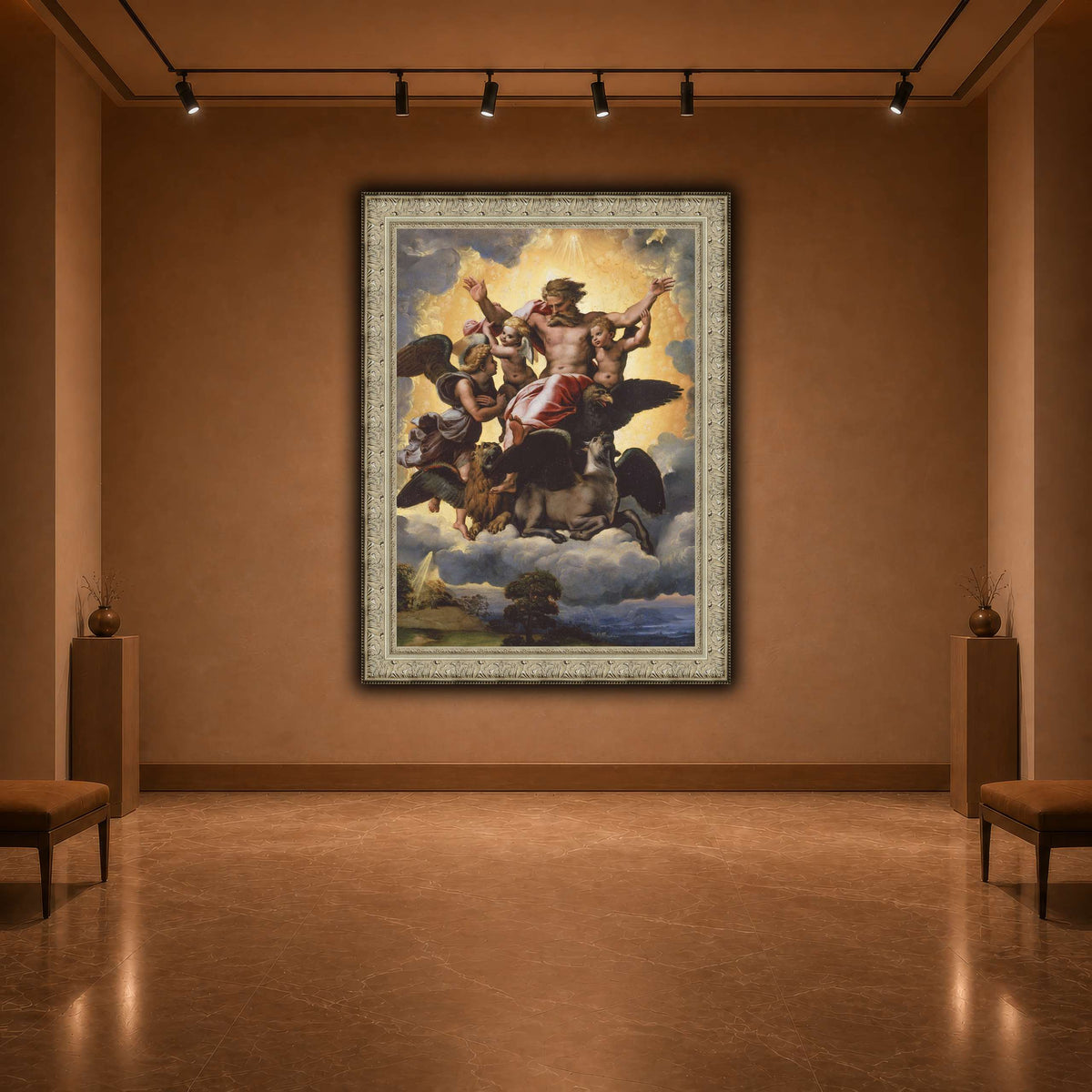 Raffaello_Sanzio_Ezekiel's_Vision warm-agallery