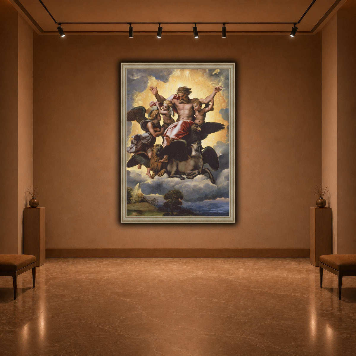 Raffaello_Sanzio_Ezekiel's_Vision warm-agallery