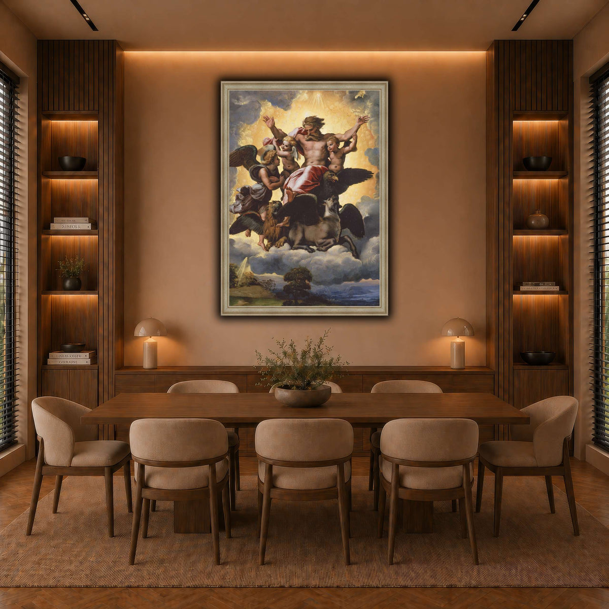 Raffaello_Sanzio_Ezekiel's_Vision warm-dining room