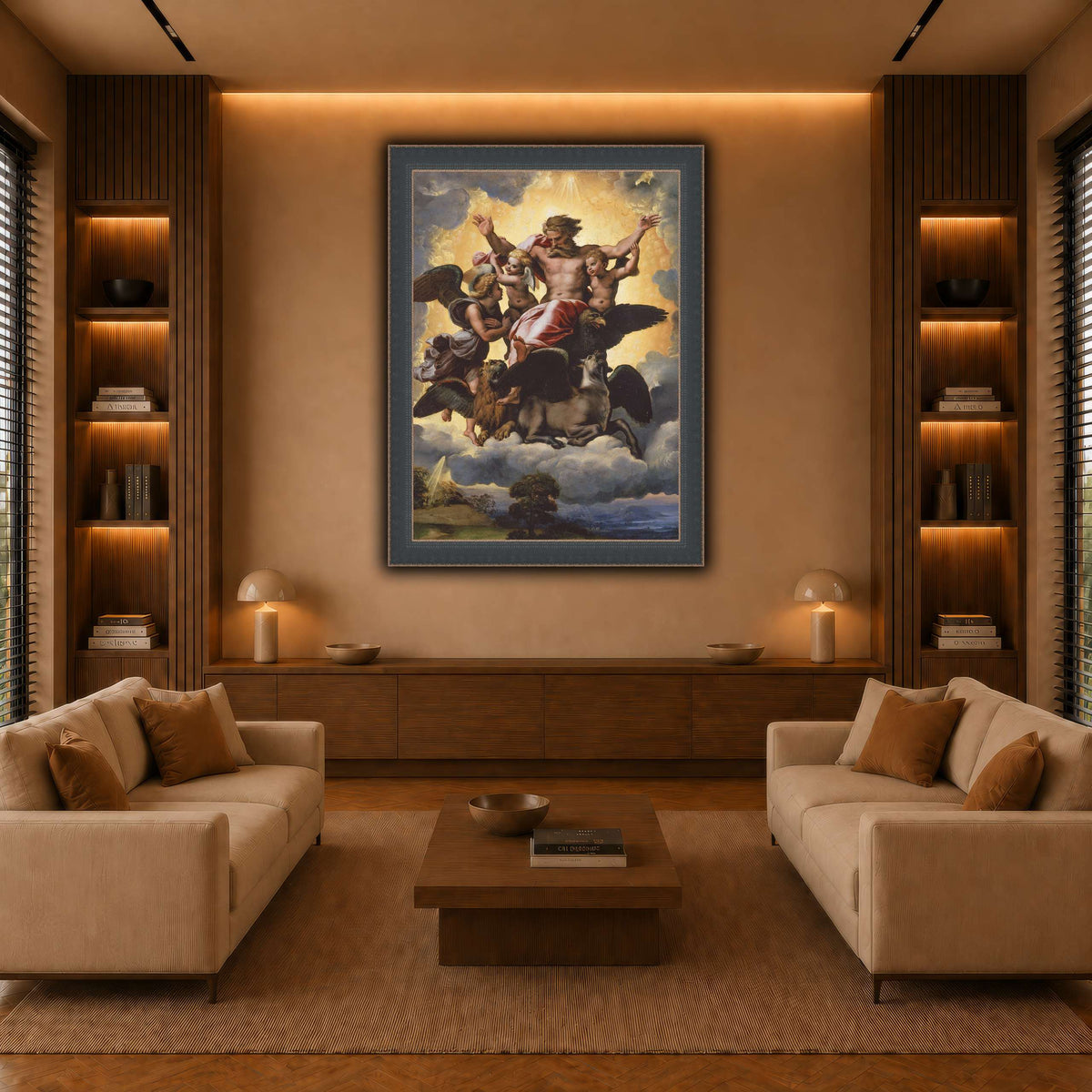 Raffaello_Sanzio_Ezekiel's_Vision warm-living-room