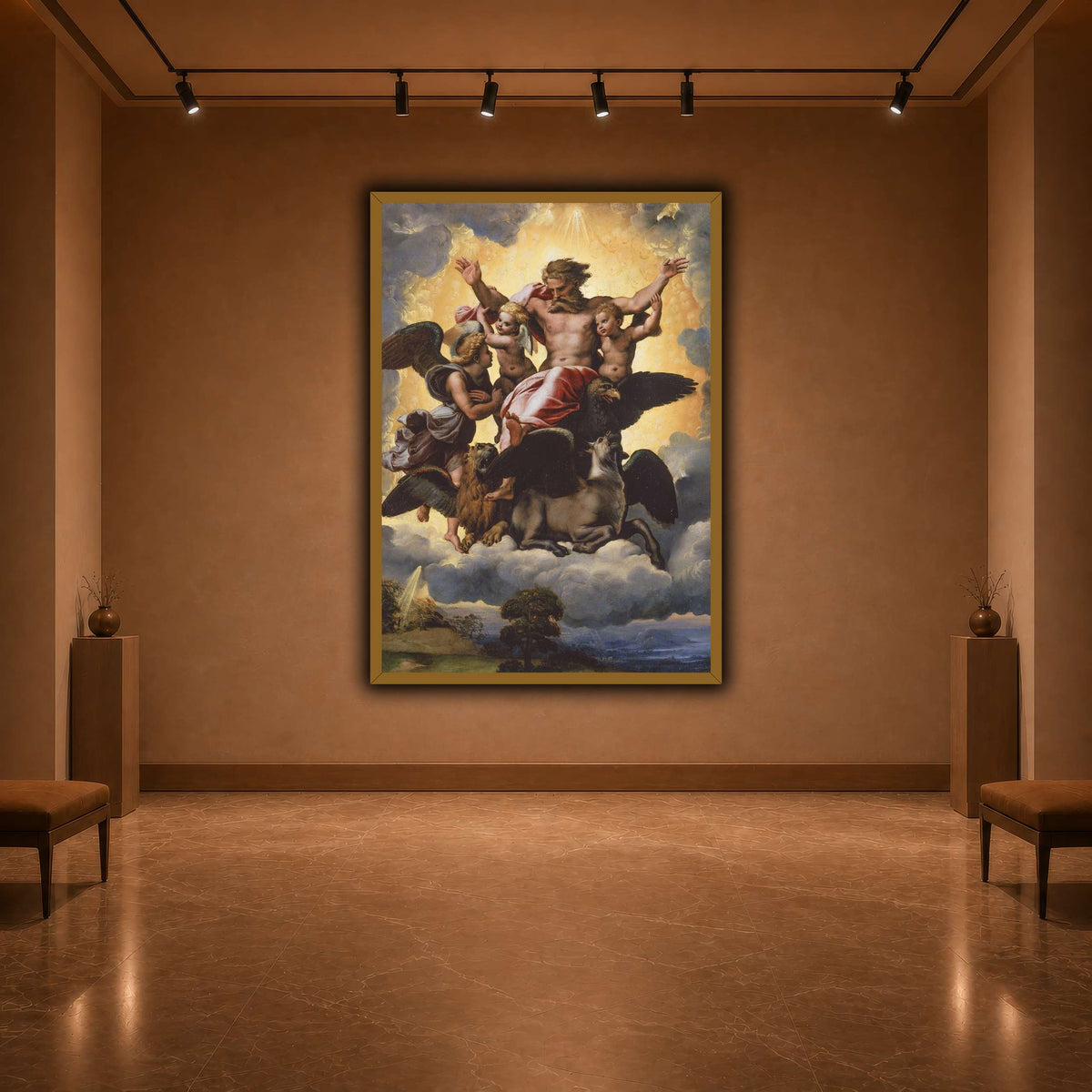 Raffaello_Sanzio_Ezekiel's_Vision warm-agallery