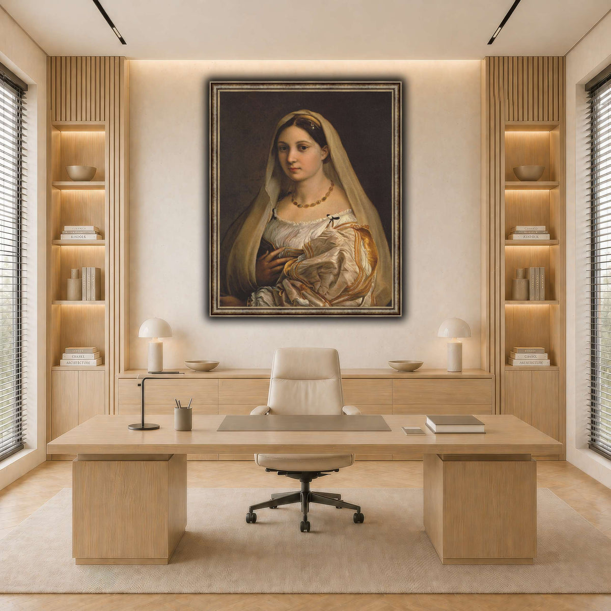Raffaello_Sanzio_La_Donna_Velata light neutral-office