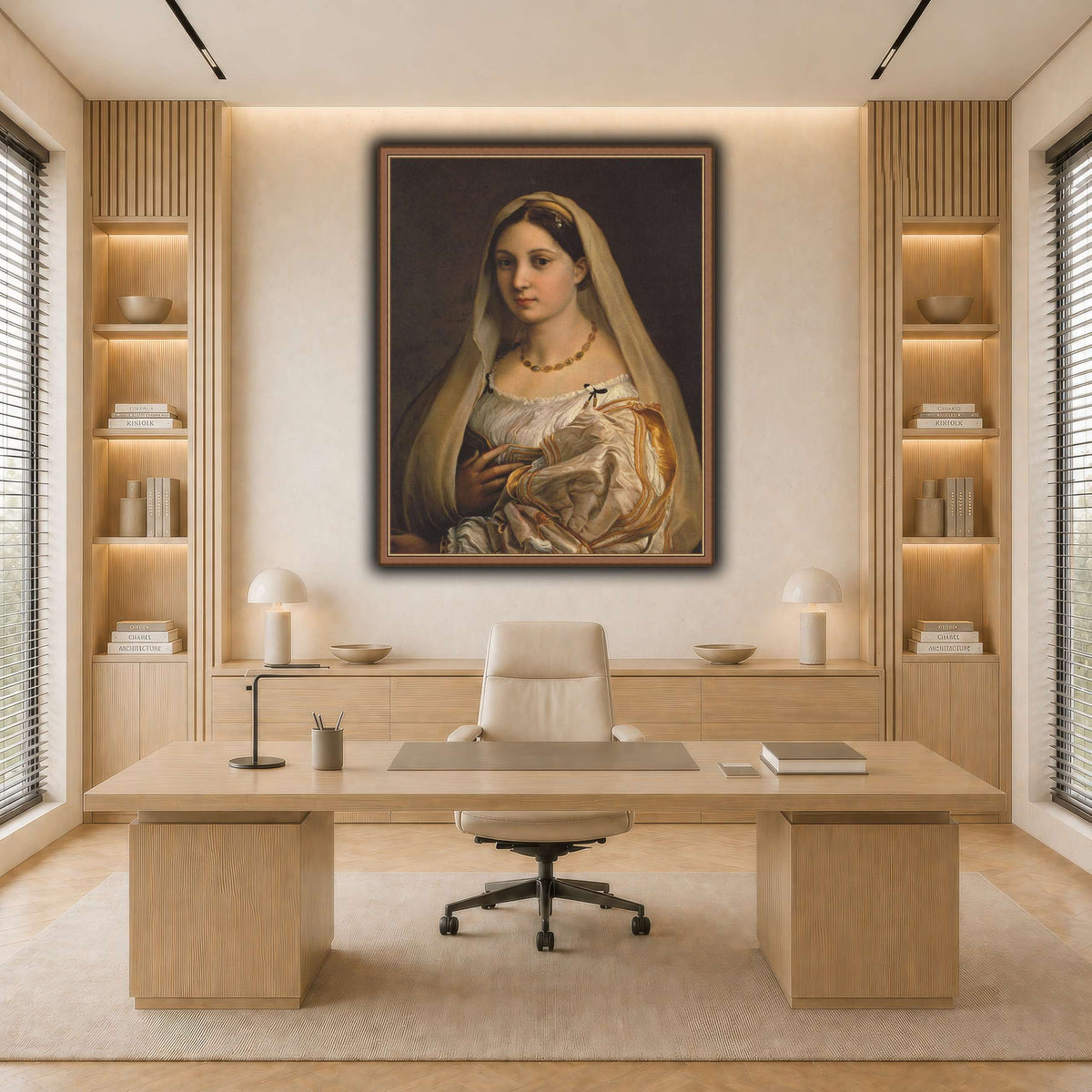 Raffaello_Sanzio_La_Donna_Velata light neutral-office