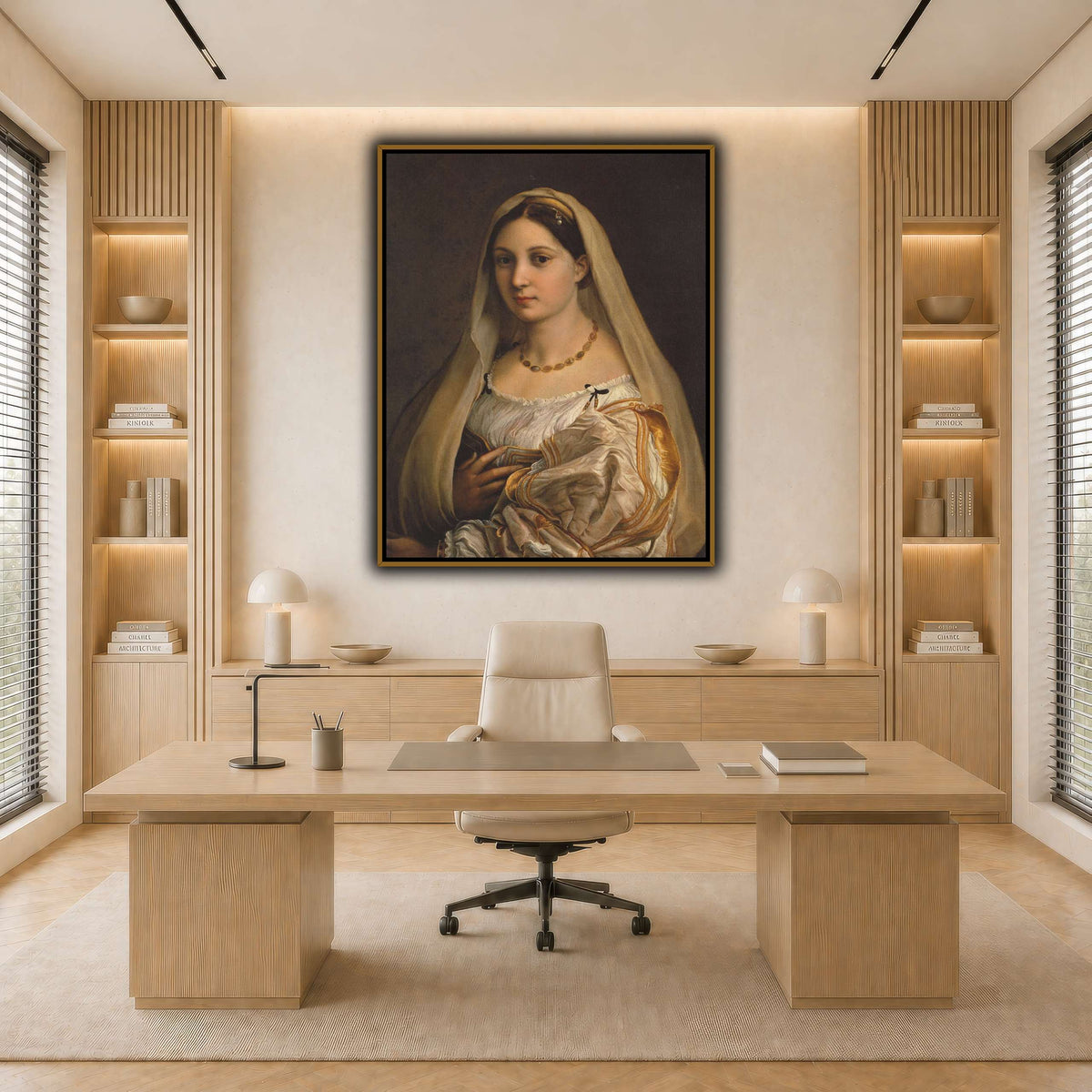 Raffaello_Sanzio_La_Donna_Velata light neutral-office