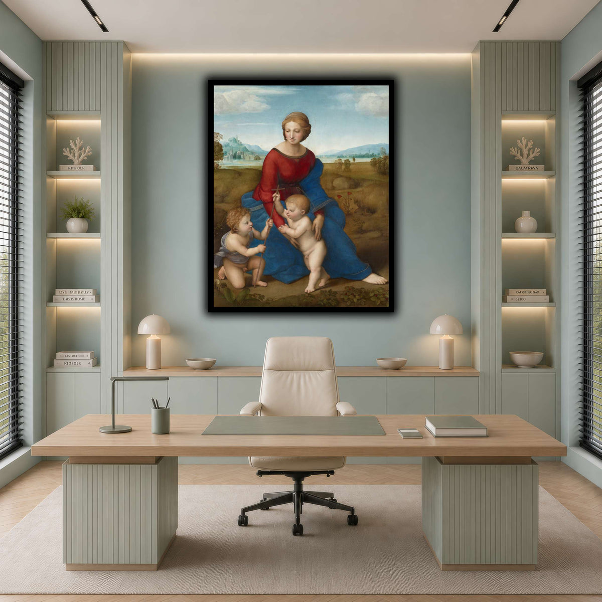Raffaello_Sanzio_Madonna_in_the_Meadow cool-office