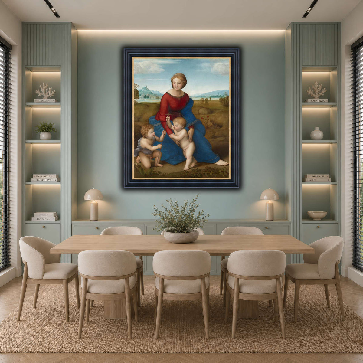 Raffaello_Sanzio_Madonna_in_the_Meadow cool-dining