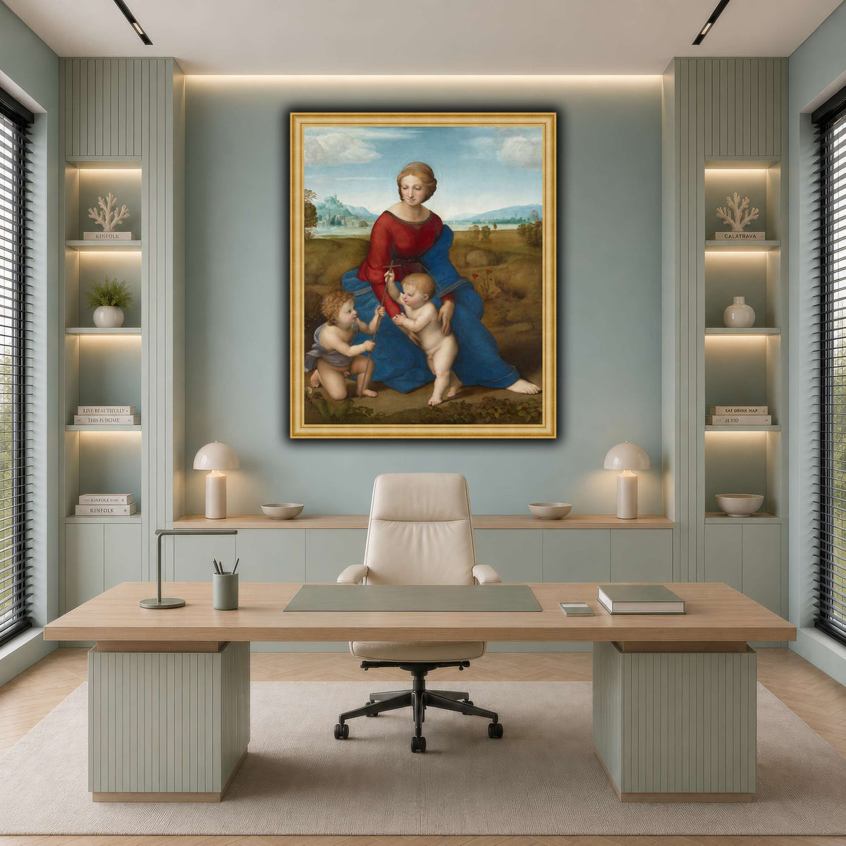 Raffaello_Sanzio_Madonna_in_the_Meadow cool-office