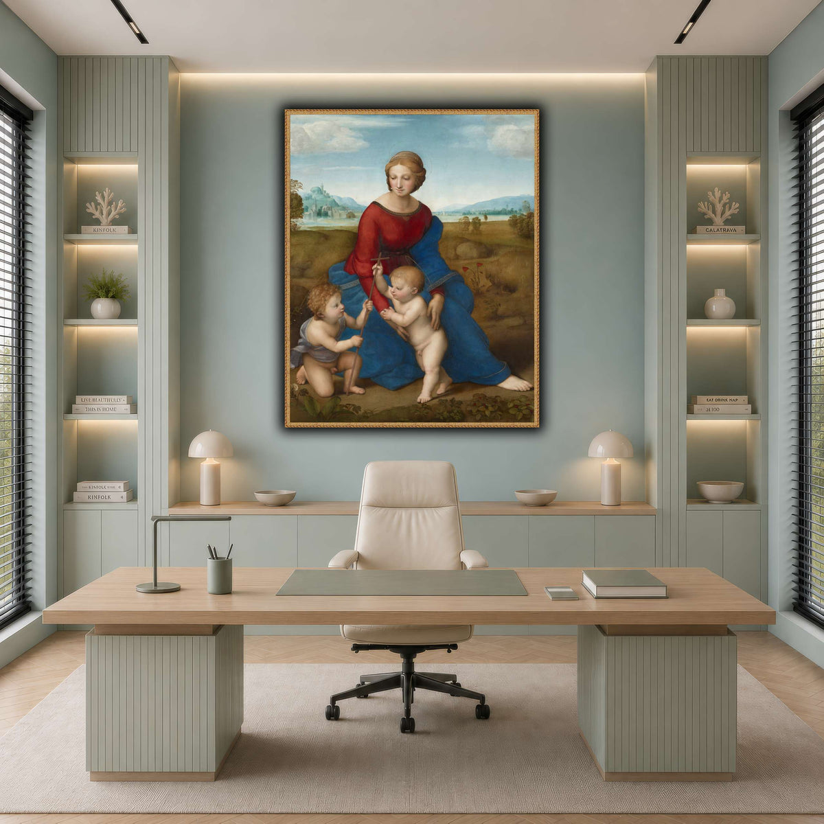 Raffaello_Sanzio_Madonna_in_the_Meadow cool-office