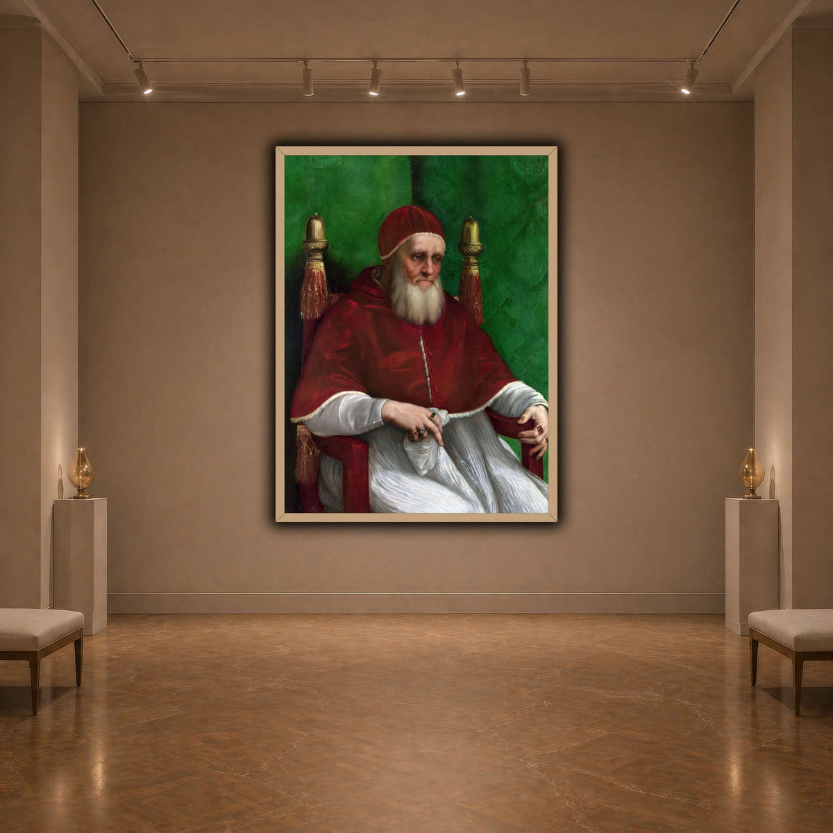 Raffaello_Sanzio_Pope_Julius_II dark neutral-agallery