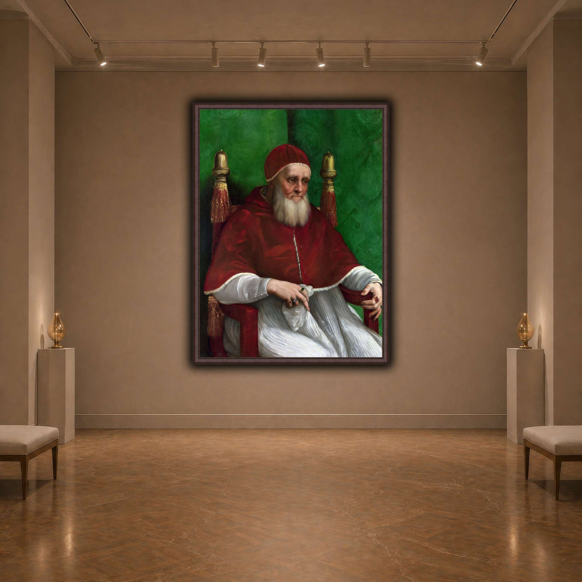 Raffaello_Sanzio_Pope_Julius_II dark neutral-agallery