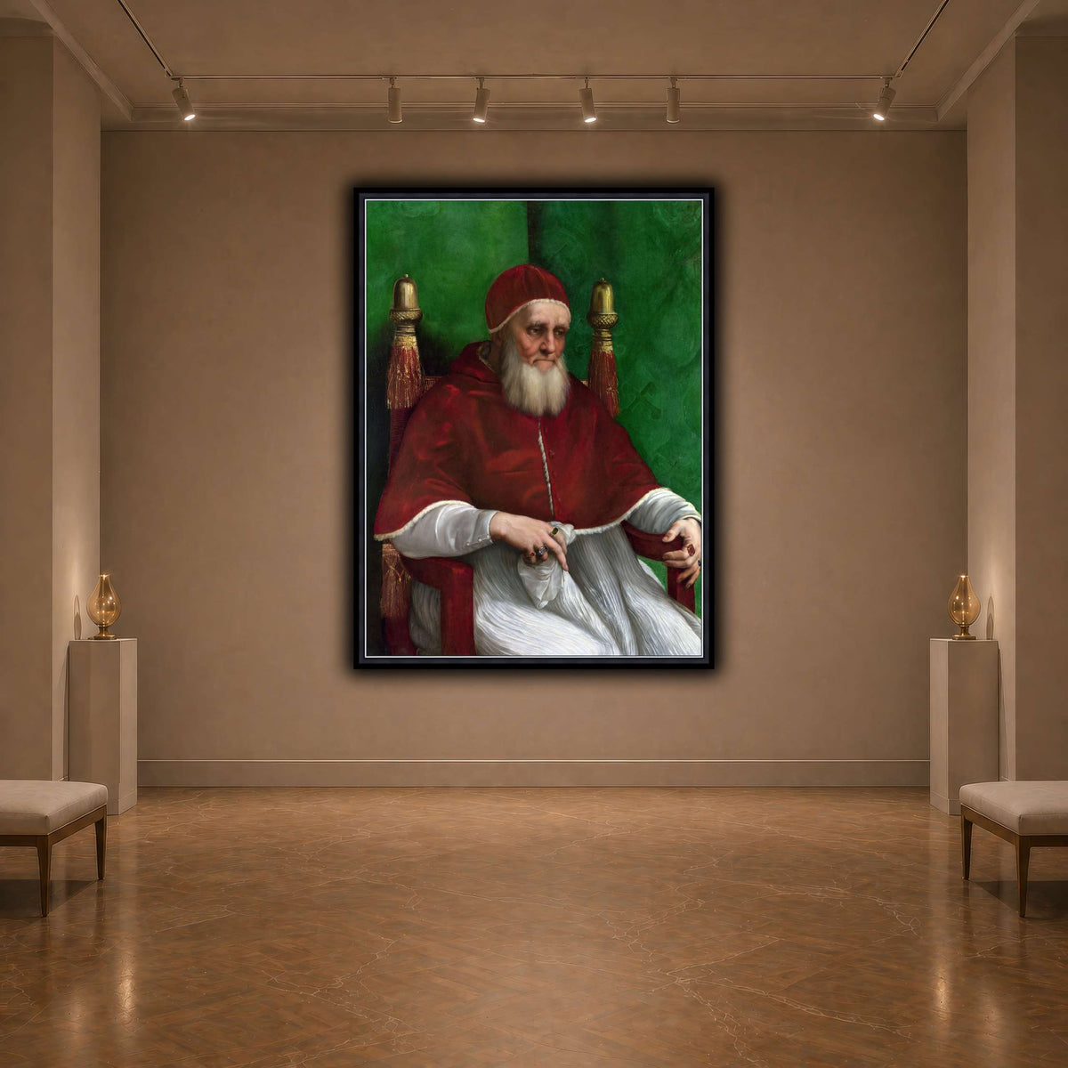 Raffaello_Sanzio_Pope_Julius_II dark neutral-agallery