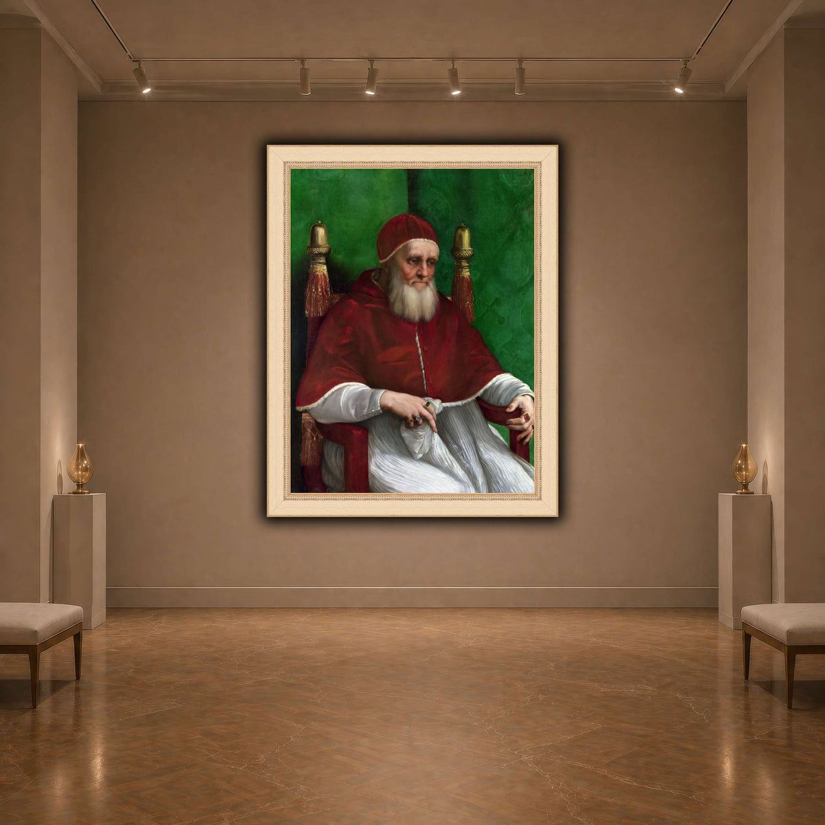 Raffaello_Sanzio_Pope_Julius_II dark neutral-agallery