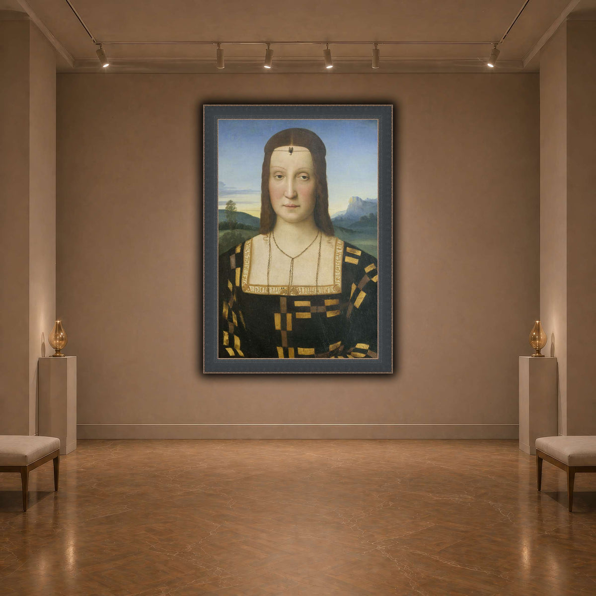 Raffaello_Sanzio_Portrait_of_Elisabetta_Gonzaga,_Duchess_of_Urbino dark neutral-agallery