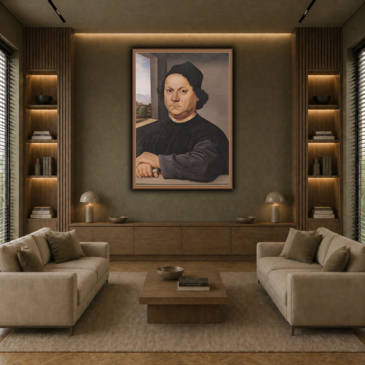 Raffaello_Sanzio_Retrato_de_Pietro_Perugino earth-living room