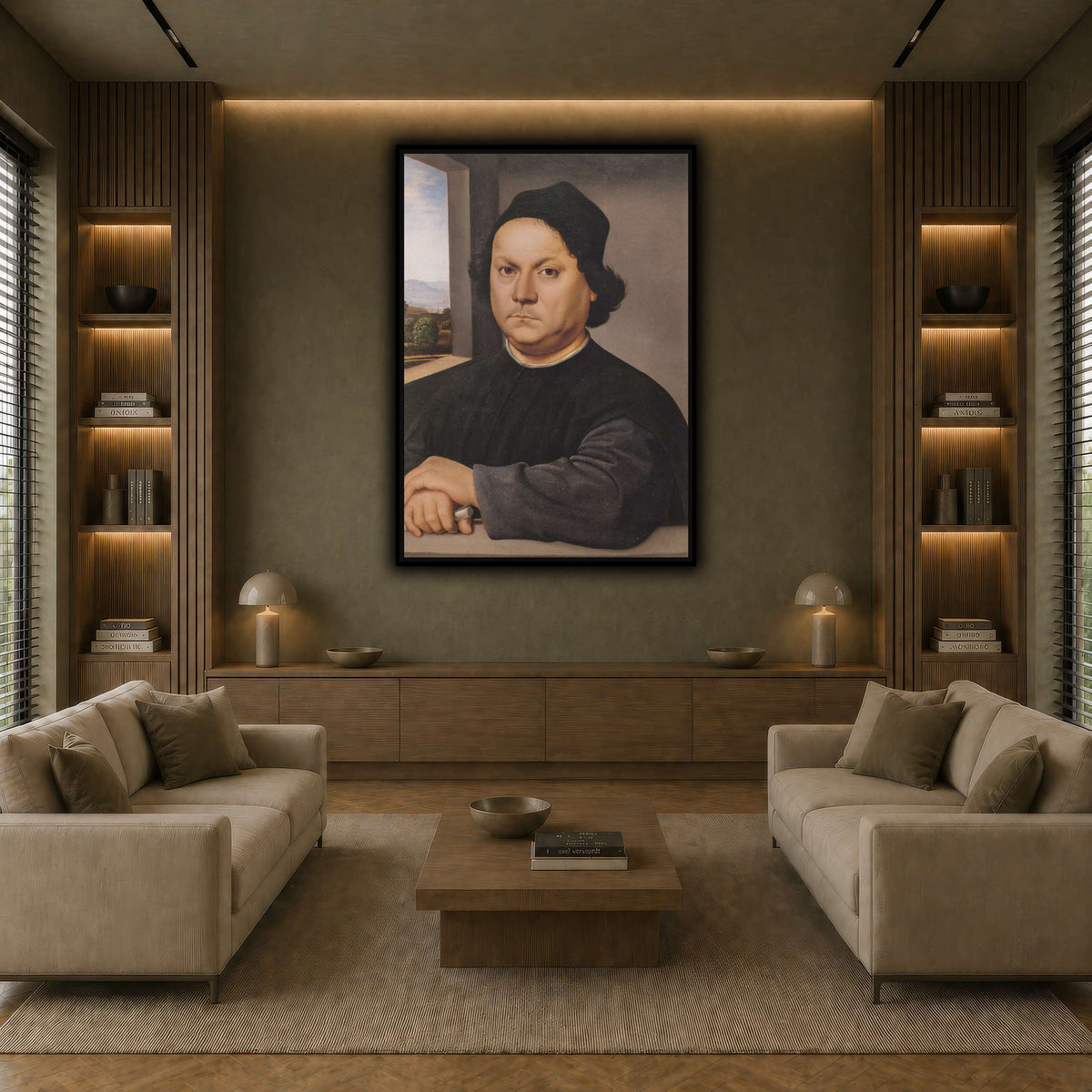 Raffaello_Sanzio_Retrato_de_Pietro_Perugino earth-living room