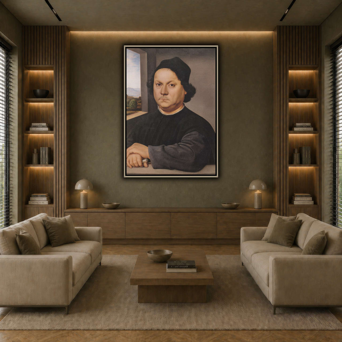 Raffaello_Sanzio_Retrato_de_Pietro_Perugino earth-living room