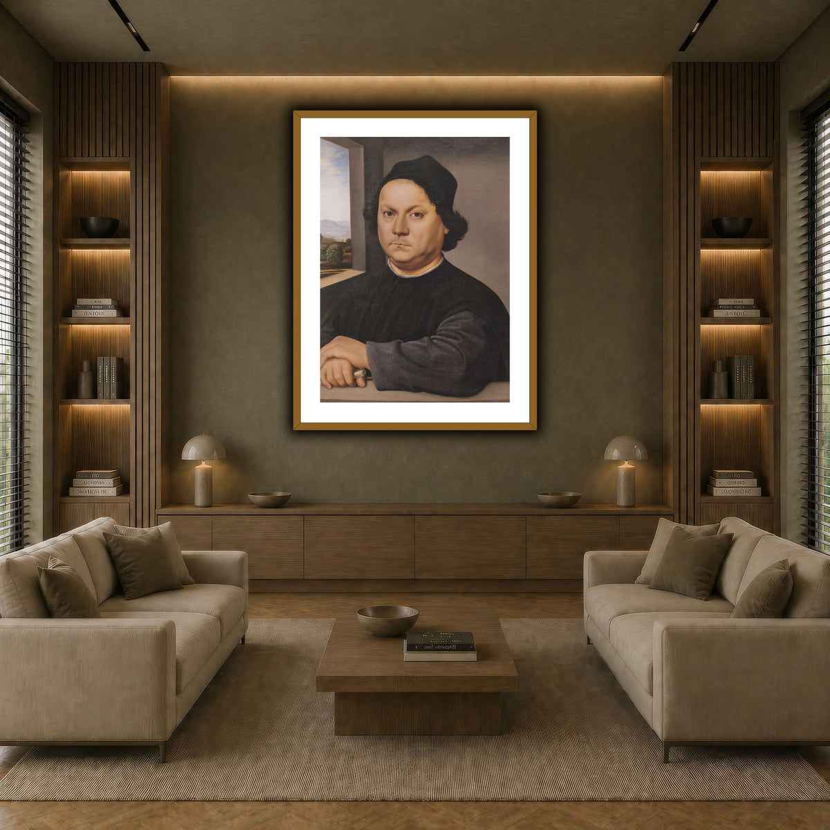 Raffaello_Sanzio_Retrato_de_Pietro_Perugino earth-living room